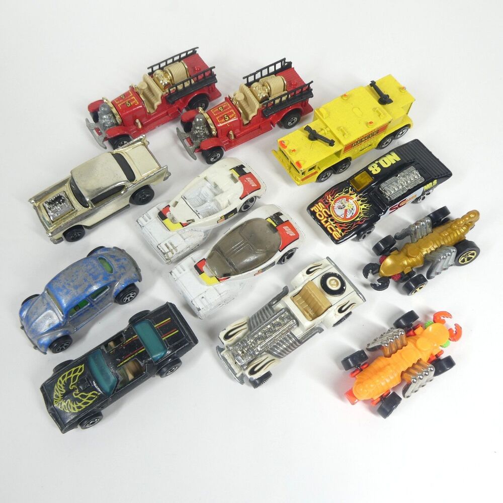 12 Vintage Hot Wheels Car 1970s 1980s 1990s Mattel